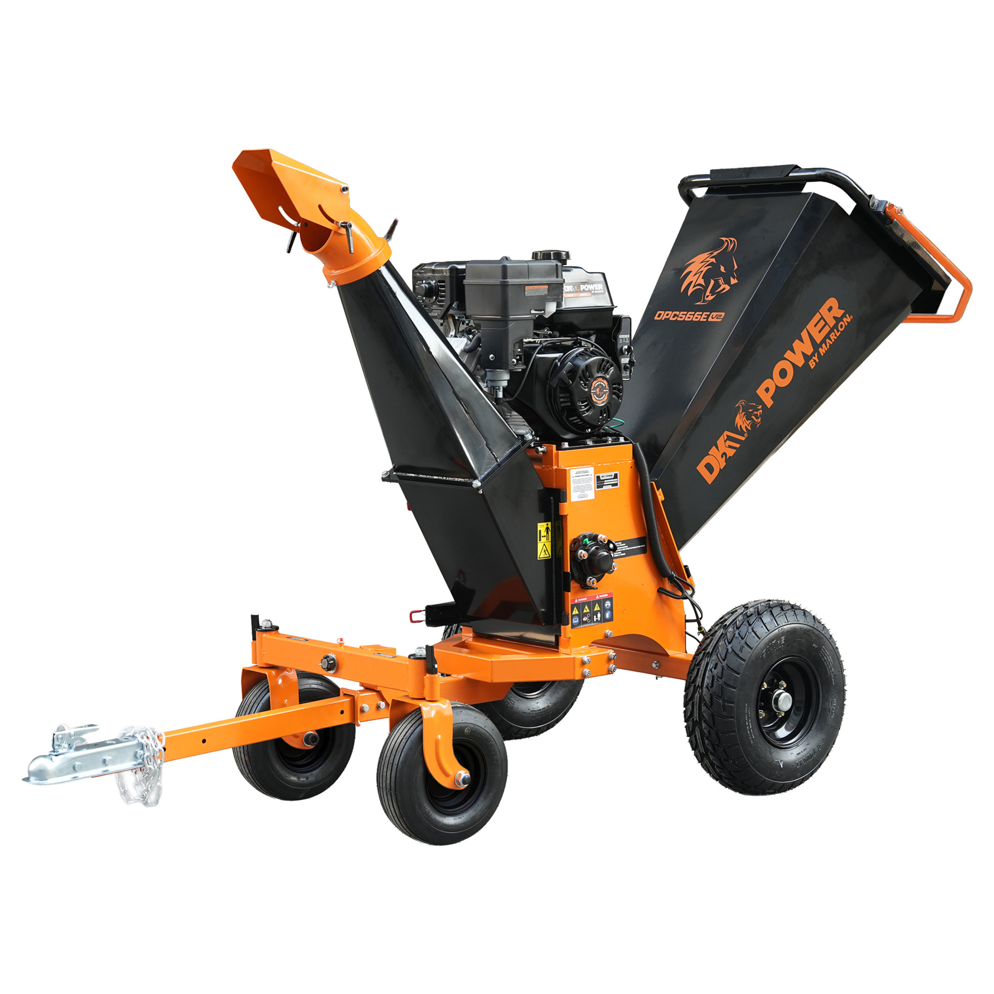 DK2 Power Kinetic Chipper — 6.25in. Capacity, 19.5 HP 500cc OHV Engine, Electric Start, Model# OPC566E-V2